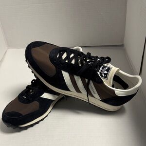 Adidas Men's Black and Brown Sneakers